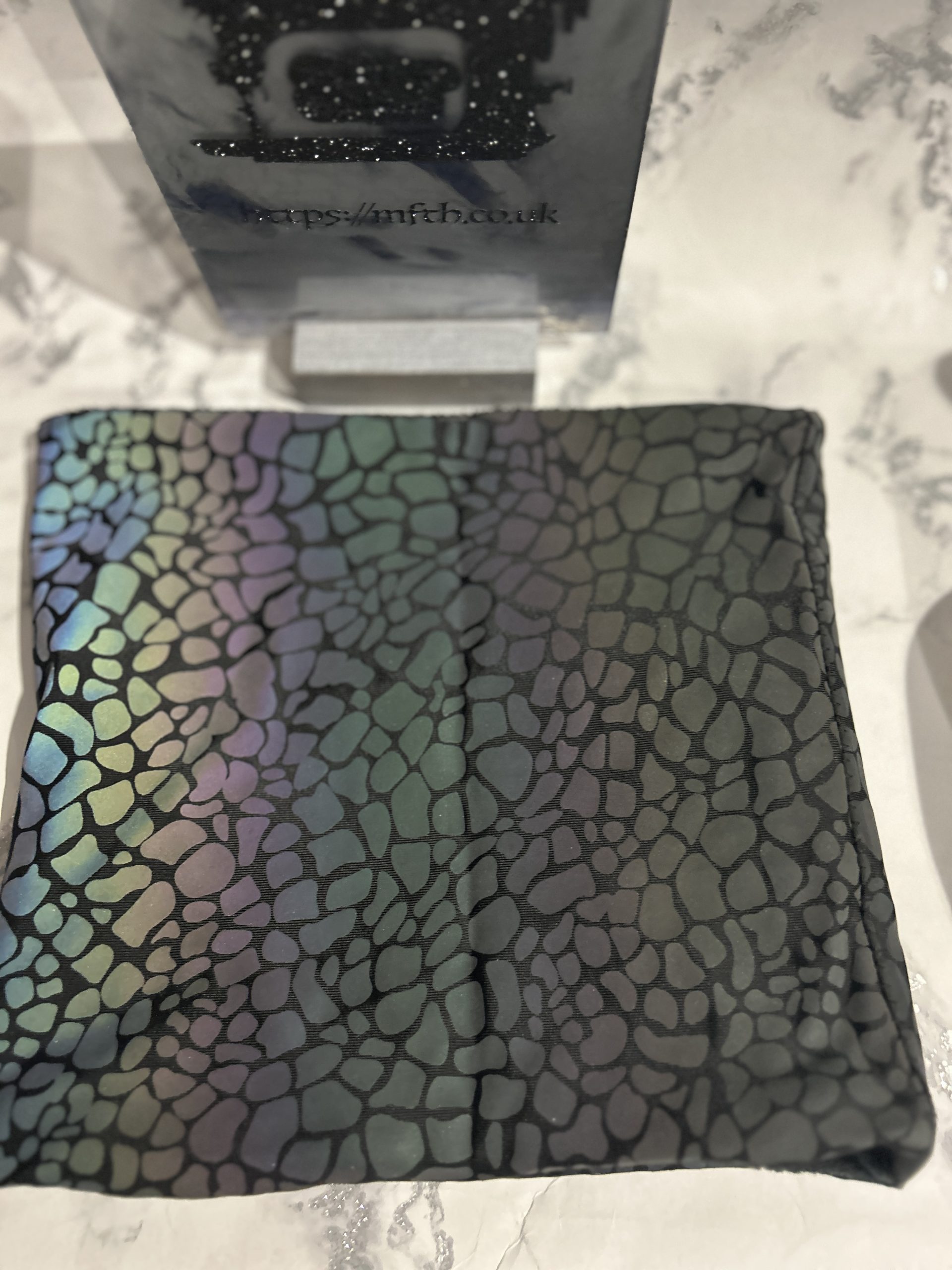 Black Fleece Holographic Lightup Stretch Jersey